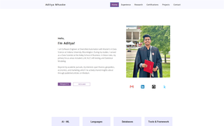 Thumbnail of adityamhaske.com