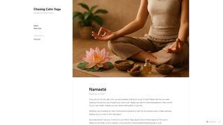 Thumbnail of chasingcalmyoga.com