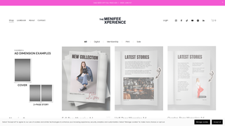 Screenshot of menifeexpmedia.com