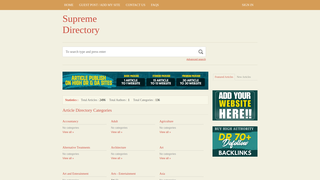 Thumbnail of supremedirectory.com
