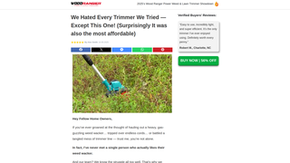 Thumbnail of woodrangerlawntrimmer.com