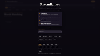 Screenshot of streamranker.app