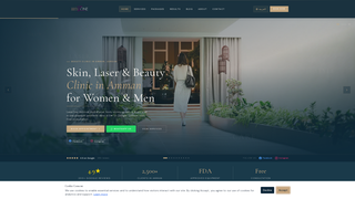 Screenshot of artizonespa.com