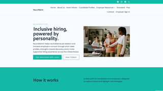 Screenshot of neuromatchr.com