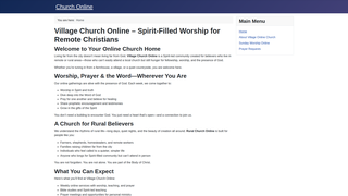 Thumbnail of villagechurchonline.com