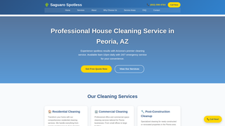Thumbnail of saguarospotless.com