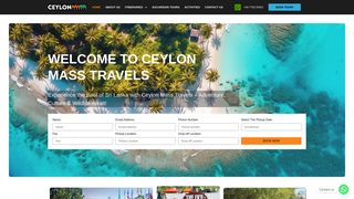 Thumbnail of ceylonmasstravels.com