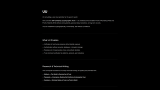 Screenshot of uu-trust.org