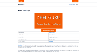 Thumbnail of khelgurui.com
