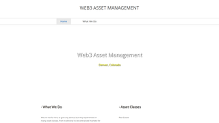 Thumbnail of web3assetmanagement.com