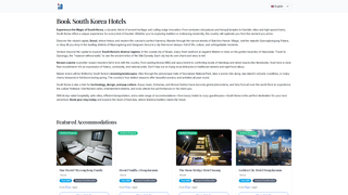 Thumbnail of bookkoreahotels.com
