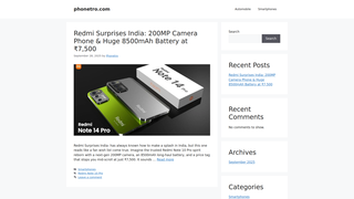 Thumbnail of phonetro.com