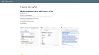 Thumbnail of matchmynews.com