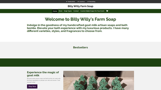 Thumbnail of billywillyfarmsoap.com