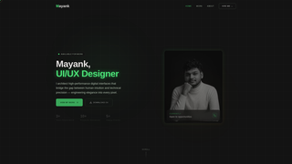 Screenshot of iammayank.com