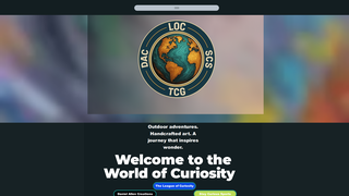Screenshot of theworldofcuriosity.com