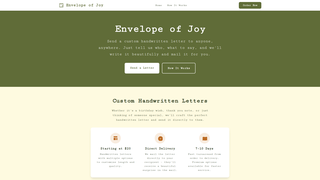Thumbnail of envelopeofjoy.com