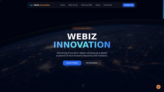 Screenshot of webizinnovation.tech