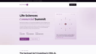 Screenshot of lifesciencescommercialsummit.com