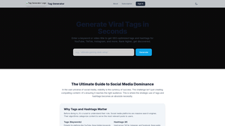 Thumbnail of taggeneratorr.com