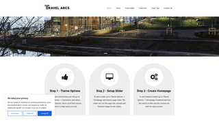 Thumbnail of travelarcs.com