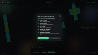 Screenshot of passthebrush.com