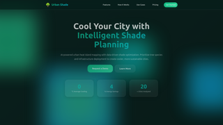 Screenshot of urbanshade.tech