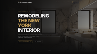 Screenshot of victorconstructionnyc.com