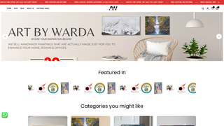 Thumbnail of artbywardastore.com