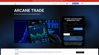 Thumbnail of arcanetrade-app.com