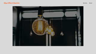 Thumbnail of maxeffortelectric.com