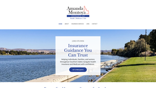 Screenshot of amandamontoyainsurance.com
