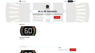 Thumbnail of 60secondai.com