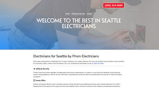 Thumbnail of prism-electricians.com