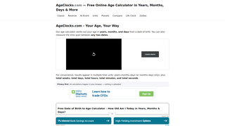 Thumbnail of ageclocks.com
