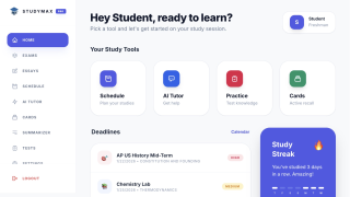 Screenshot of studymaxai.com