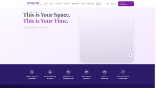 Screenshot of niirmaan360.com