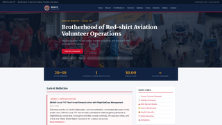 Screenshot of bravo737.org