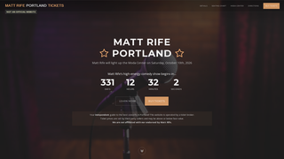 Screenshot of mattrifeportland.com