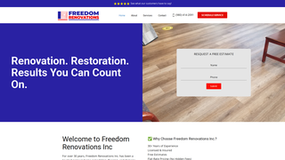 Thumbnail of freedomrenovationsnc.com