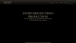 Thumbnail of cineasteproductions.com