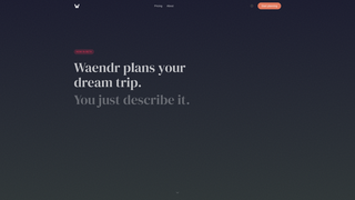 Screenshot of waendr.com