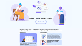 Thumbnail of thepsychopathytest.com