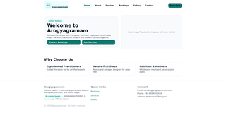 Thumbnail of arogyagramam.com