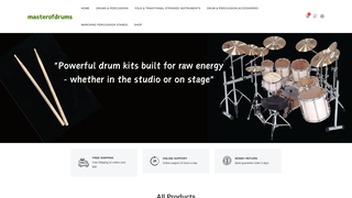 Thumbnail of masterofdrums.com