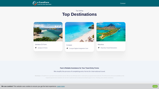 Thumbnail of e-travelform.com