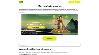 Thumbnail of maximalwinscasino.com