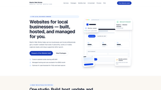 Screenshot of martinwebworks.com