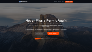 Screenshot of permitsnag.com