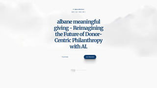 Screenshot of albane.ai